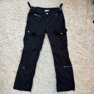 BDG Black Mid Rise Cargo Pants